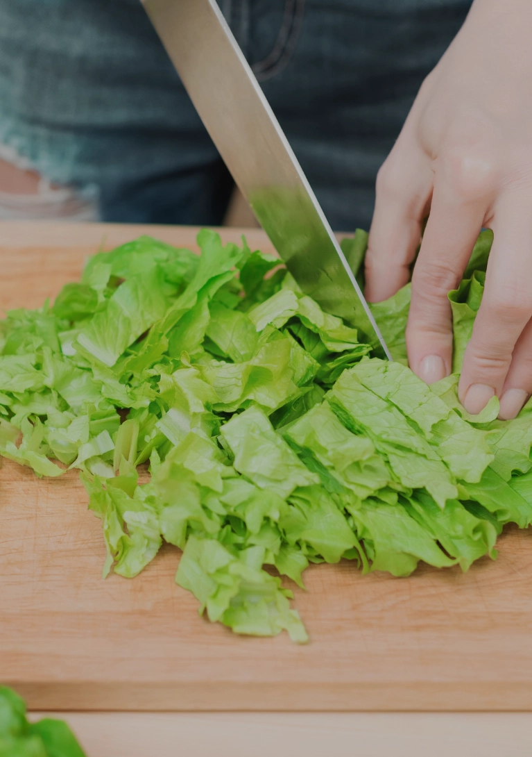 couper de la salade