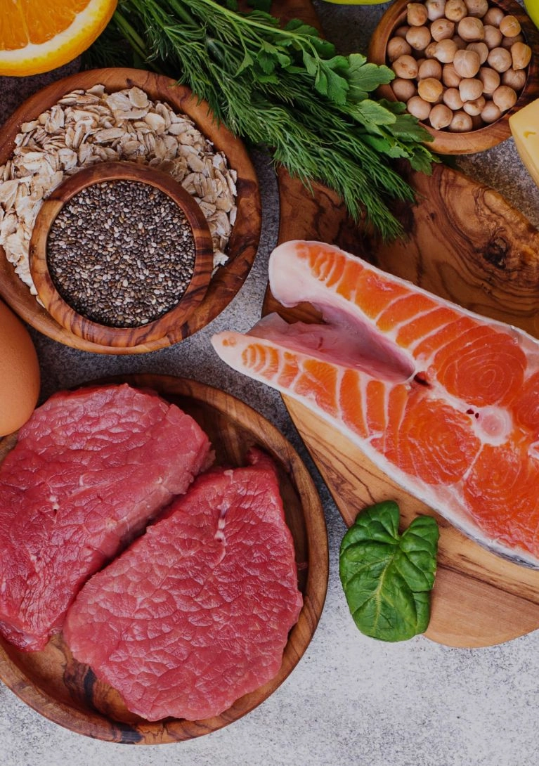 Repas protéiné simple