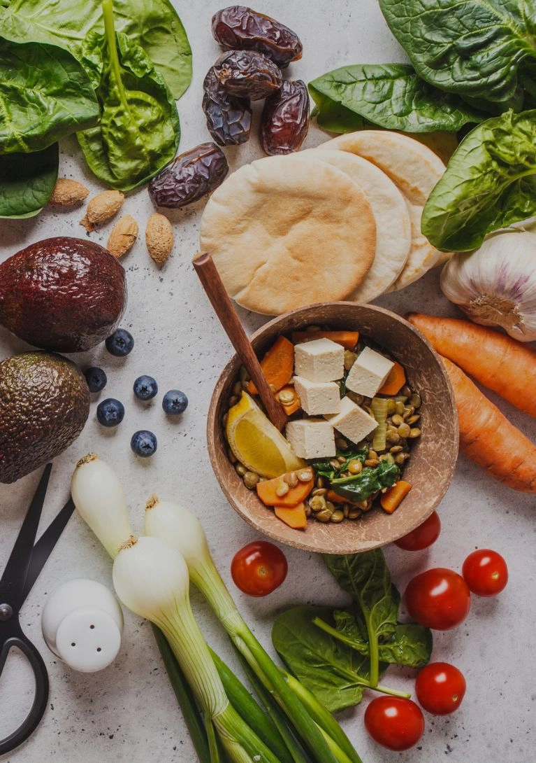 menu végétarien semaine