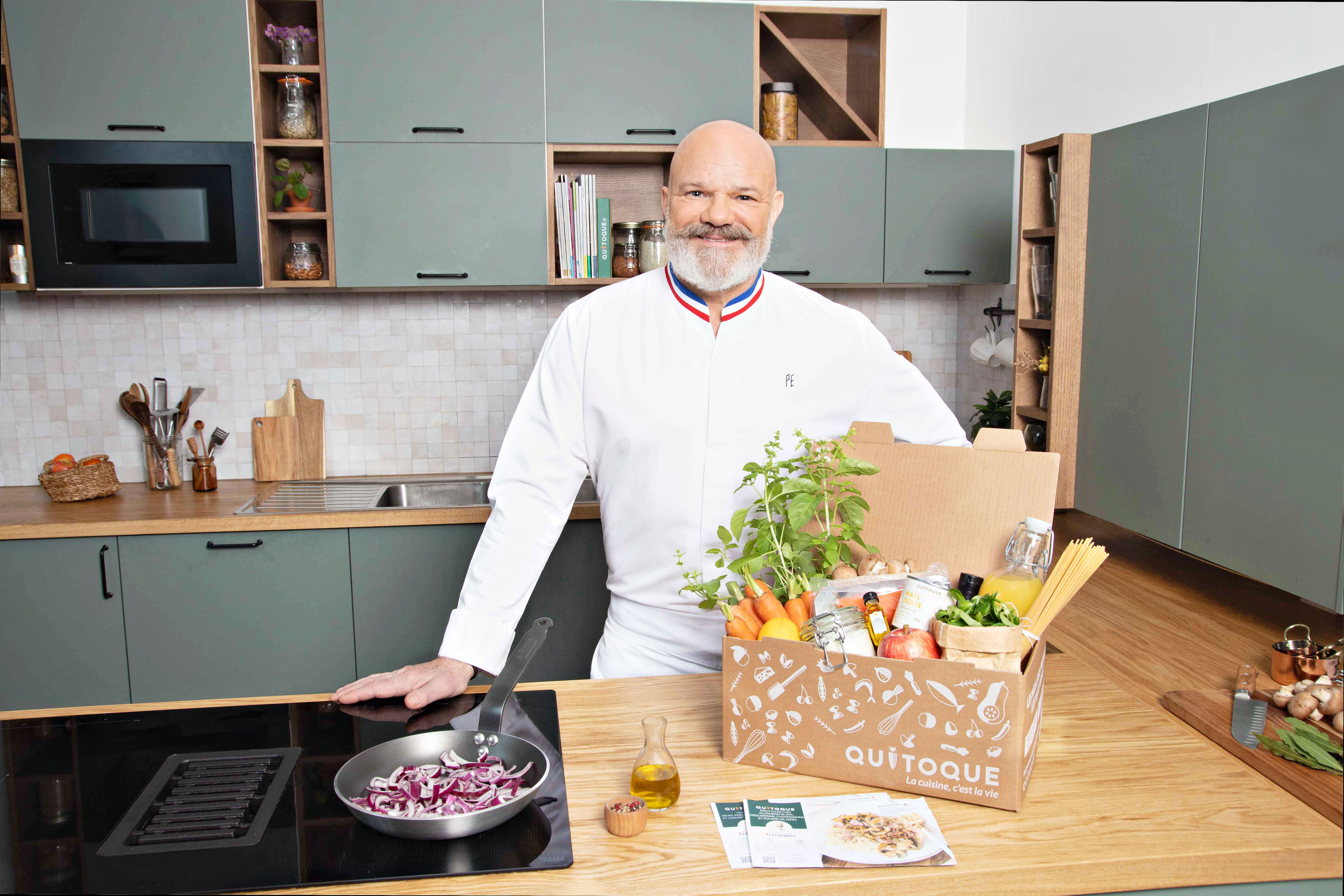 Philippe Etchebest, Chef 2 étoiles Michelin et Meilleur Ouvrier de France, avec une box Quitoque