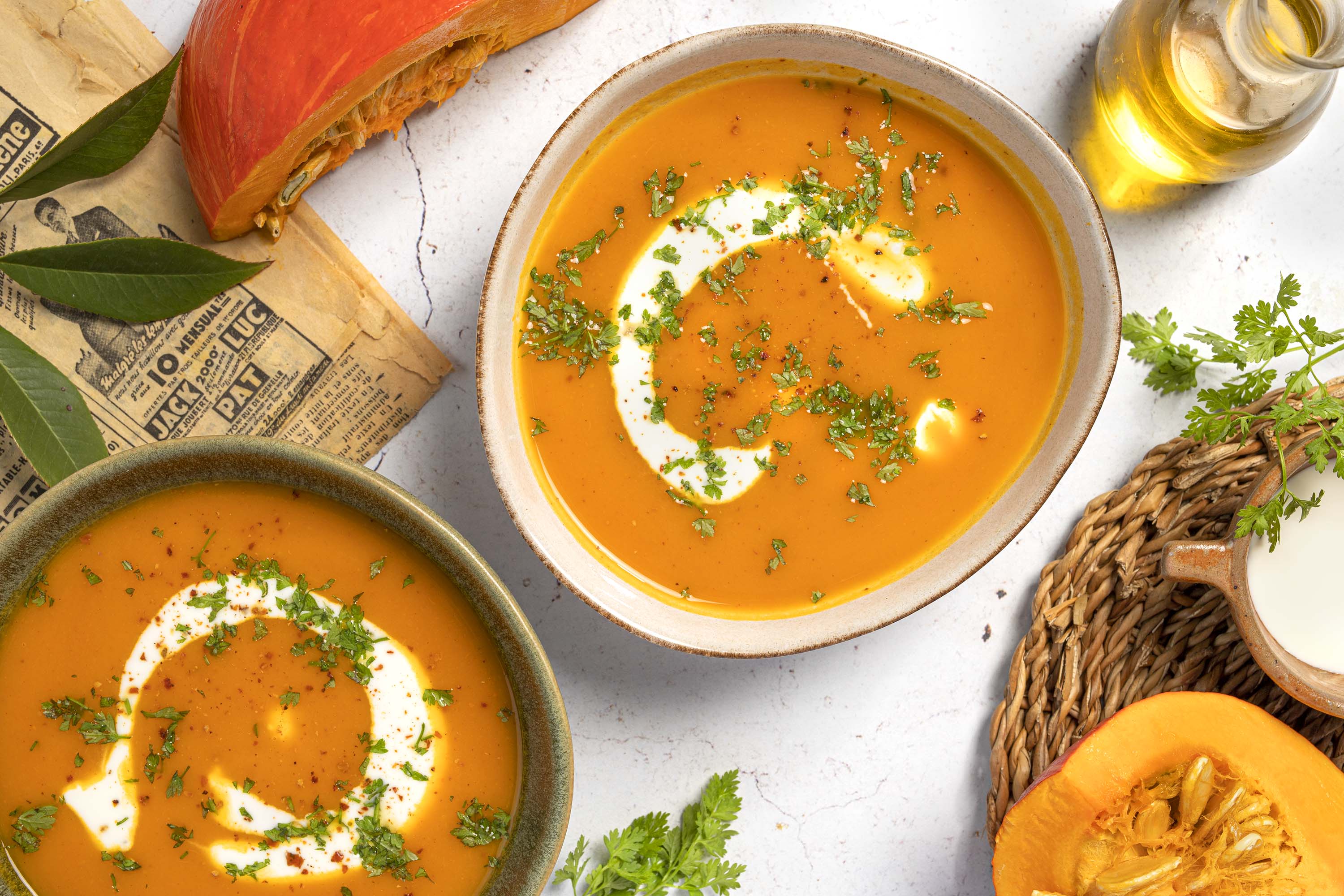 Soupe de potimarron et chataigne