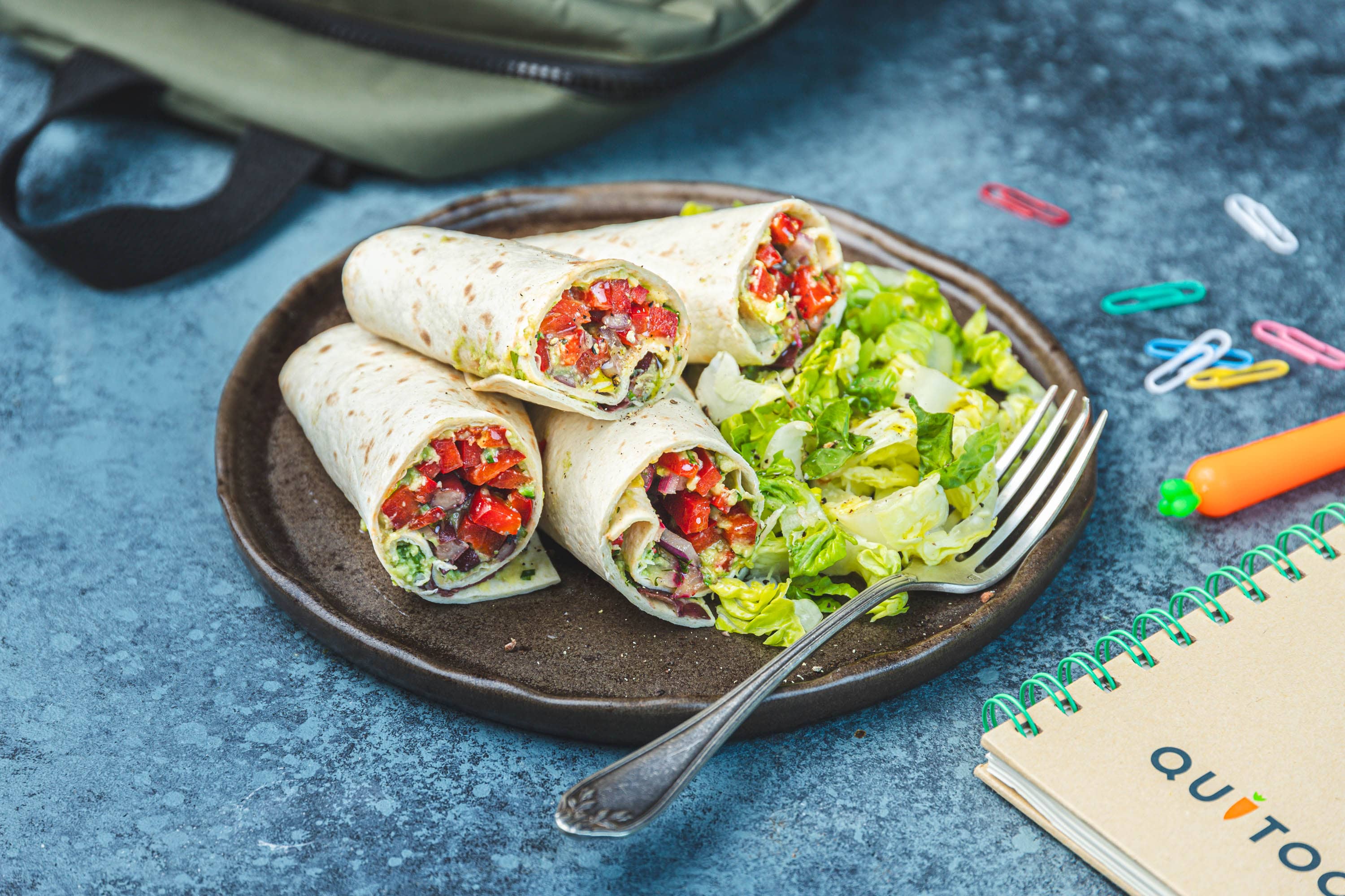 wrap végétarien