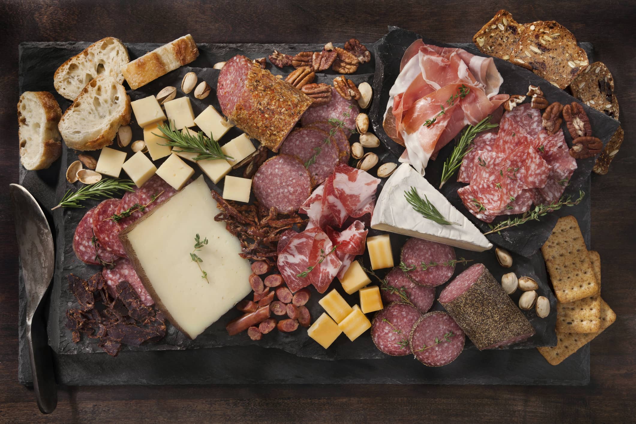 Plateau viandes et fromages