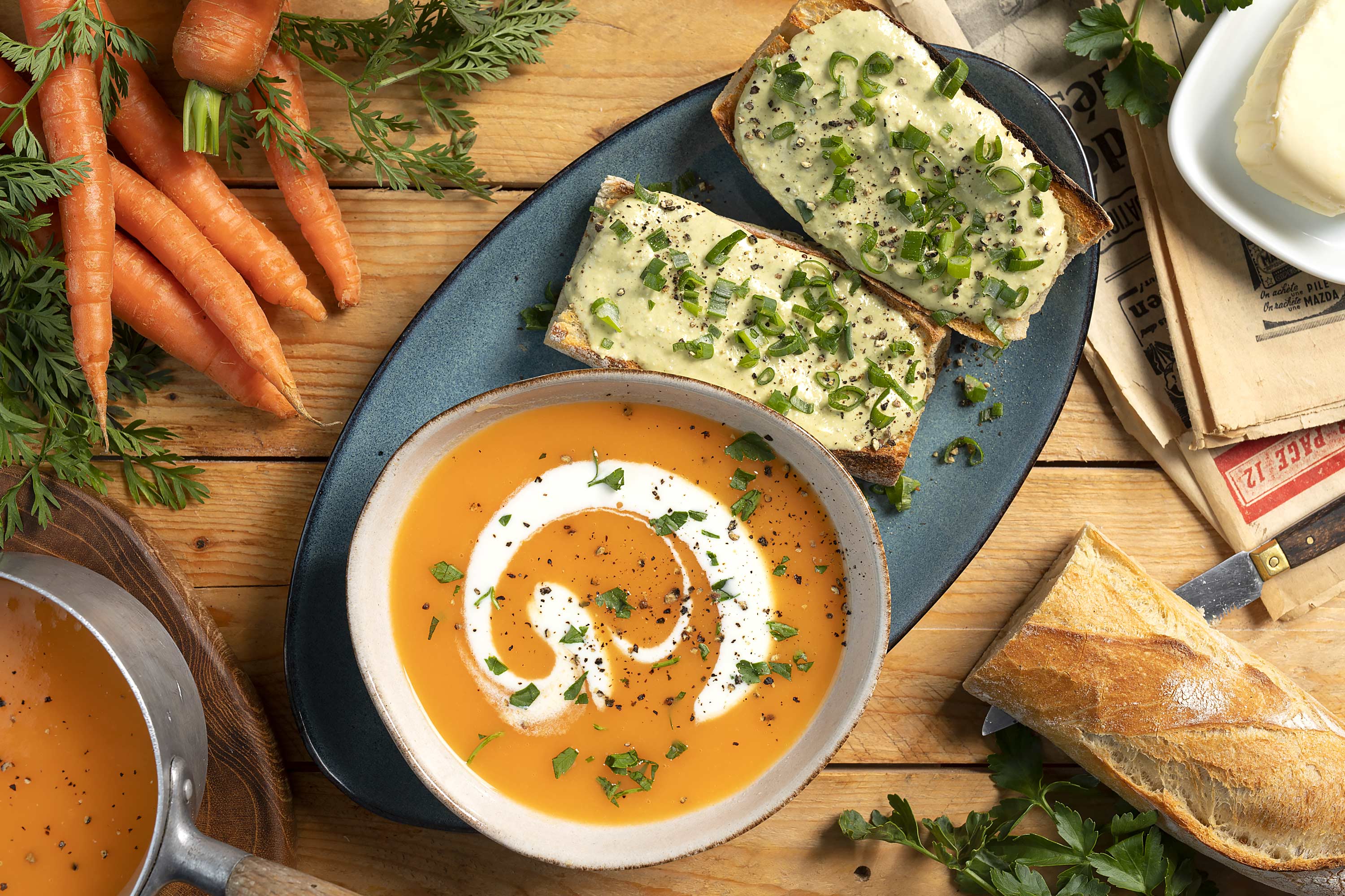 Soupe de carottes vichy
